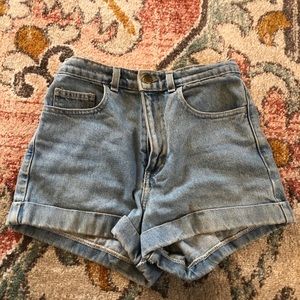 American Apparel High Waisted Shorts Size 27